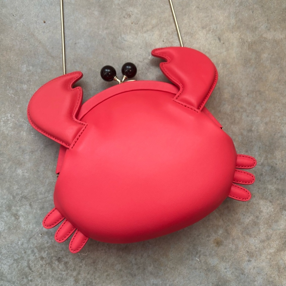 Kate Spade “Make a Splash” Crab Novelty Crossbody Bag – Red, NWOT